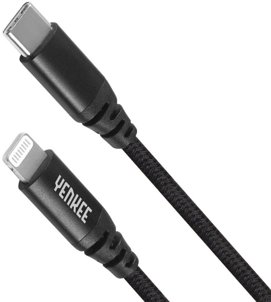 Yenkee Synchronizačný a nabíjací kábel USB-C - Lightning YCU 631